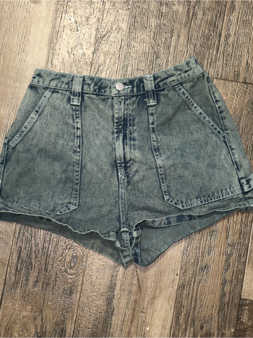 wild fable Washed Blue Denim Shorts